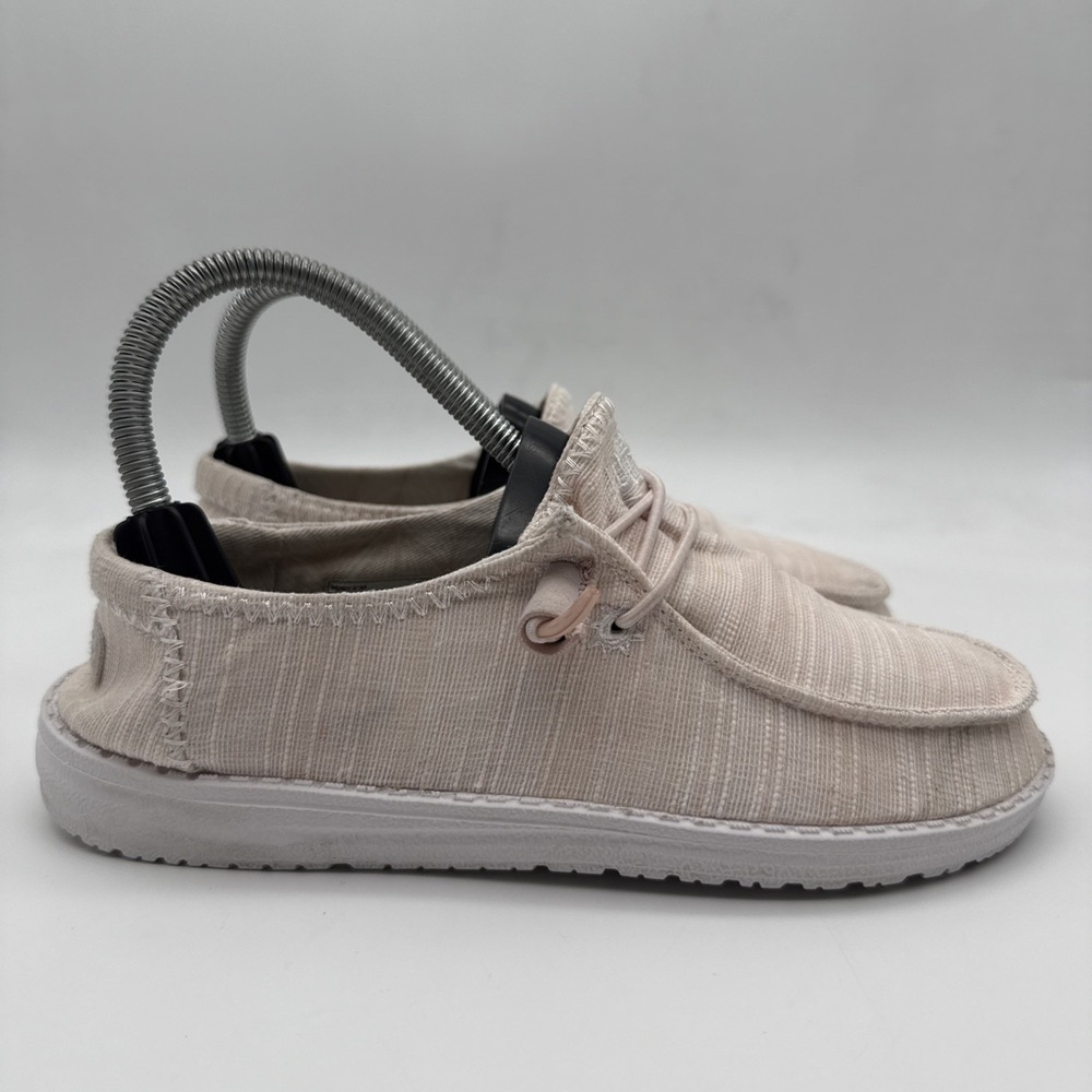 Hey Dude Wendy Star Pink Women's US Size 6 Slip On Comfort Shoes